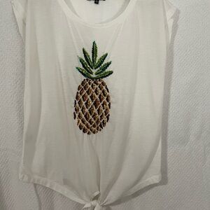 Beach vacation this winter? You need this  pineapple sequin shirt!